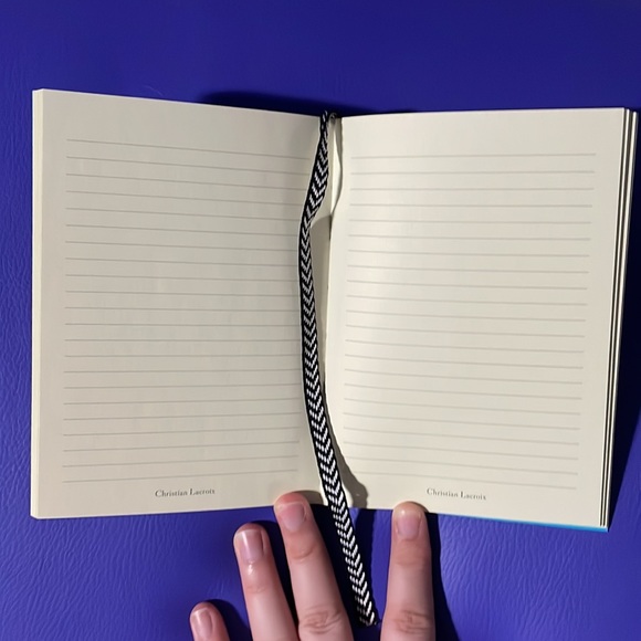 ☀️$1 Add On☀️ Small Lined Notebook with Ombré Blue-Purple Cover Design - Picture 3 of 3